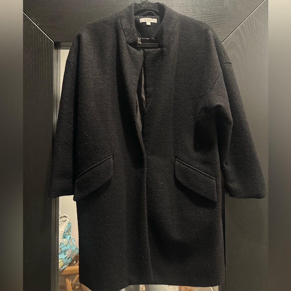Black coat size small